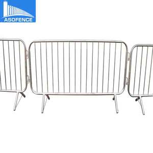 Barrière temporaire pour événements portables à bas prix/barrière tubulaire de barre de route/barrière de contrôle de foule <span class=keywords><strong>en</strong></span> acier de site - Product Image 4