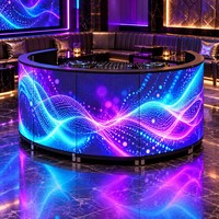 Écran LED couleur P1.86 pour cabine DJ 1920x960mm – Affichage personnalisé pour clubs, bars et événements
