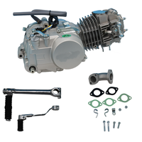 Ensemble Moteur YX140cc à Démarrage au Pied et Embrayage Manuel pour Pit Bike, Cylindre en Alliage Jeté à l'Air Refroidi par Air, Quatre Vitesses pour Moto (Échantillon)