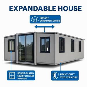 20ft 40ft prefabbricato casa Mobile piccola pronta per la spedizione 2 3 4 camere da letto con cucina bagno contenitore casa veranda camere d'albergo - Product Image 2
