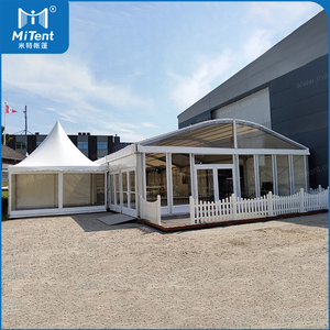 MiTent 12x30m <span class=keywords><strong>d</strong></span>ôme Arcum PVC tente auvent tente de fête en plein air avec structure en métal lourd tente de mariage - Product Image 5