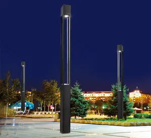 Poste de luz LED para paisagem externa, poste de luz solar para jardim, jardim residencial, parque e rua, 3 metros quadrados