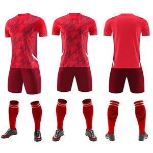Tenue de football pour hommes, hauts d'entraînement à manches courtes, personnalisables pour les équipes, en coton/bambou/spandex, OEM - Product Image 1