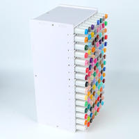 Organisateur de bureau multi-usages en PVC imperméable à cinq couches, modèle classique 2026, pour marqueurs d'art et pinceaux aquarelle