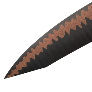 مصنع الموردين النحاس دمشق 10Cr15Mov سكين الشيف شفرة فارغة سكاكين المطبخ اليابانية - Product Image 4