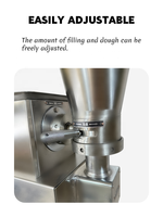 Machine à faire des raviolis et des samosas JGL120 en acier inoxydable de qualité commerciale avec moteur haute capacité
