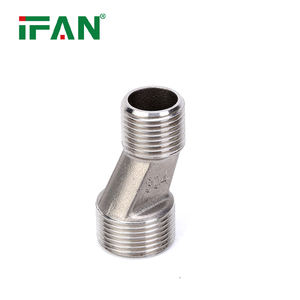 IFAN BS 7291 Raccords filetés en laiton en gros d'usine Connecteur de mélangeur chromé Mamelon personnalisé Raccord de tuyau en laiton - Product Image 1