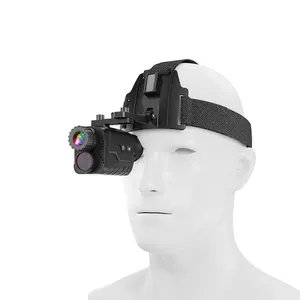 Nuovi arrivi occhiali a infrarossi 4K monoculari per l'oscurità 100% 400 metri HD con testa montata in digitale per visione notturna monoculare