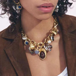 New Retro <b>Fashion</b> Trend Pendant <b>Chain</b> <b>Necklace</b> for Women - Product Image 3