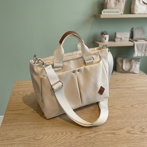 Sac fourre-tout en toile de coton personnalisé pour les courses, les supermarchés, les marques de détail et l'usage quotidien - Product Image 4