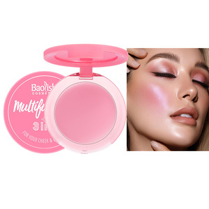 Palette de fard à joues Erbuk Mineral à fini naturel longue durée avec des couleurs pêche et rose, poudre mate douce pour le <span class=keywords><strong>maquillage</strong></span> du visage 15g - Product Image 1