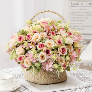 Flores Artificiales de Rosa <span class=keywords><strong>Mona</strong></span> al por Mayor, Simulación de Flores de Estilo Nórdico para Decoración del Hogar, Accesorios para Escenarios de Boda - Product Image 3