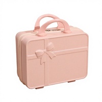 Mini Valise Portable de 14 Pouces pour Femme, Trousse de Maquillage, Boîte Cadeau, Mini Valise Portable pour Filles, Idéal pour Cadeau d'Anniversaire - Vente en Gros