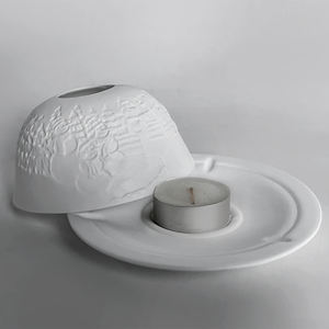 Hoge Kwaliteit Tafel Decoratief Geschenk Porseleinen Theelichtje Kandelaar Gepersonaliseerde Porseleinen Theelichtje Kaarshouder - Product Image 4