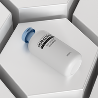 Flacon en plastique HDPE au toucher doux pour shampooing et revitalisant 500 ml 300 ml