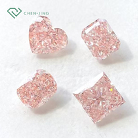 Diamante Cultivado en Laboratorio con Certificación IGI, Color Rosa, Corte Corazón, Forma Fantasía, HPHT, Diamante Suelto, Varios Colores