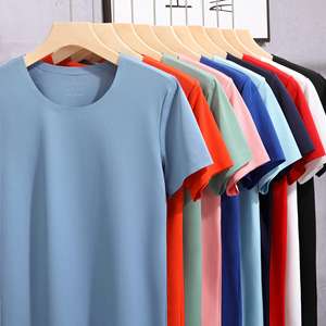 T-shirt unisexe pour homme en polyester/rayonne à coupe régulière avec impression par transfert thermique, col rond, manches courtes, logo personnalisé - Product Image 2