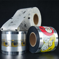 Film plastique PE souple et étanche avec logo personnalisé pour 90mm 95 mm PP Boba Milk Bubble Tea Film rouleau d'étanchéité pour couvercle de gobelet en plastique
