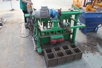 Machine automatique de fabrication de blocs creux et de pavés en béton QT 40 3A avec PLC et moteur hydraulique, garantie 1 an