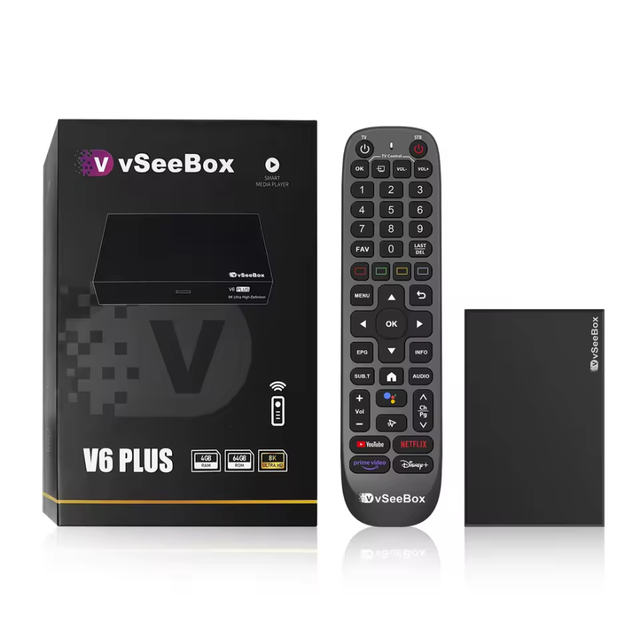 Verified Seller NEW Vseebox V6 Plus 2025 3-Year Warranty OEM 4GB RAM 64GB ROM 8K for Streaming OTT Android 14 Diy Grade