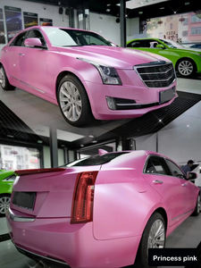 1.52*17m autorigenerante <span class=keywords><strong>principessa</strong></span> rosa vinile avvolgente pellicola auto/auto/veicolo avvolgente pellicola adesivi in vinile - Product Image 4