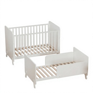 <span class=keywords><strong>Culla</strong></span> in Legno Multifunzionale Moderna <span class=keywords><strong>per</strong></span> Neonati e Bambini, Convertibile in Letto <span class=keywords><strong>per</strong></span> Bambine, Modello Claf Bebe WBB910 - Product Image 4