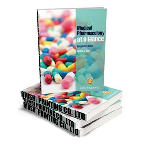 La pharmacologie médicale en un coup d'œil manuel médical impression personnalisée petit quantité minimale de commande reliure à coudre parfaite - Product Image 1