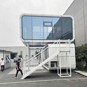 Contenedor de Acero Compacto, Cápsula Espacial, Habitación Móvil, Fácil Instalación, Casa Prefabricada Fuera de la Red para Hoteles Vacíos, Resorts, Apple - Product Image 2