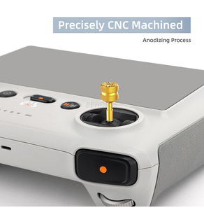 Joystick Fernbedienung Aluminium legierung Daumen wippe für RC/RC <span class=keywords><strong>2</strong></span> Ersetzen Sie Controller Sticks Zubehör für DJI Mini <span class=keywords><strong>3</strong></span>/Mini <span class=keywords><strong>3</strong></span> Pro - Product Image 2