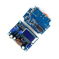 Modul Konverter DC-DC Buck Boost 5.5-30V Ke 0.5-30V 4A 35W Regulator Tegangan Naik Turun Yang Dapat Disesuaikan Voltmeter Digital LCD