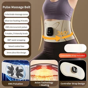 Ceinture de <span class=keywords><strong>massage</strong></span> électrique intelligente sans fil pour <span class=keywords><strong>femme</strong></span> avec fonction chauffante pour la perte de poids et la combustion des graisses - Product Image 2