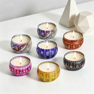 Custom Fragrance <b>Candle</b> Gift Box <b>Set</b> With Logo Premium Jar Aromatherapy Retail Promotion Seasonal Ceremony Launch - Product Image 1