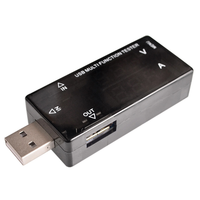 Probador de medidor de prueba de corriente y voltaje USB dual Prueba de rendimiento de potencia del adaptador One Sub Two