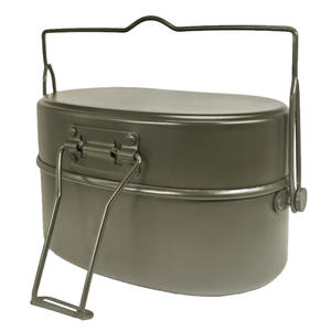 กล่องอาหารกลางวันอะลูมิเนียมสำหรับการตั้งแคมป์กลางแจ้ง, กล่องอาหารกลางวันสำหรับผู้ที่ชื่นชอบกิจกรรมกลางแจ้ง, กล่องอาหารกลางวันสำหรับการฝึกอบรม, พร้อมหูหิ้ว - Product Image 3