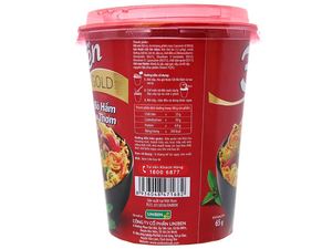 บะหมี่กึ่งสำเร็จรูปผัดสีทอง3มิ้นพร้อมกล่องสตูว์เนื้อวัวและสมุนไพรแบรนด์เวียดนาม65กรัม/ถ้วย - Product Image 5