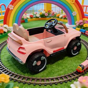 Auto Elettrica per Bambini a <span class=keywords><strong>2</strong></span> Posti con Telecomando, Doppi Motori, Batteria 12V 4.5Ah, 4 Ruote, Multicolore, Regalo Unisex - Product Image 2