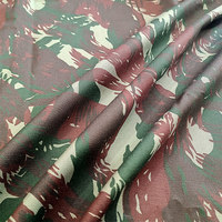 Vêtements tactiques d'extérieur tissés en sergé de polyester-coton 220 g/m² imprimé camouflage lézard du Brésil, imperméables, vente en gros d'usine