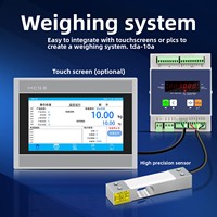 Ouluda TDA-10 Instrumento de Pesaje, Inspección y Clasificación de Alta, Media y Baja Velocidad con Pantalla y Interruptor de Rechazo de Precisión Superior