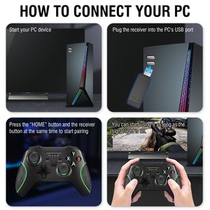 <span class=keywords><strong>จ</strong></span><span class=keywords><strong>อย</strong></span>เกมส์ไร้สาย PC168 แบบสั่นคู่ 2.4G ขายดีจากโรงงาน ใช้งานได้กับหลายแพลตฟอร์มและอุปกรณ์ - Product Image 4