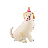Ballons en aluminium en forme de patte de chien miniature pour la décoration de fête