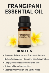 Frangipani <b>Essential</b> <b>Oil</b> Pure Natural Floral Aromatherapy Grade Steam Distilled <b>Oil</b> <b>for</b> Skin Care Massage <b>Diffuser</b> Wellness - Product Image 2