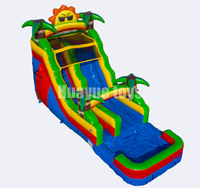 Kommerzielle umweltfreundliche PVC-Hüpfburg-Kombi-Rutsche für Kinder mit Bällebad – Indoor/Outdoor Hüpfspiel, individuell anpassbar