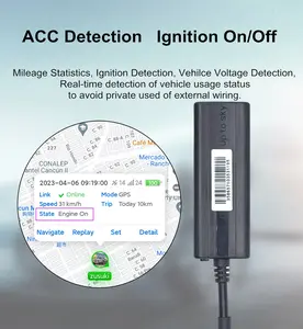ACC Detection Mini GSM Tracker Car Motorcycle GPS Vehicle Tracker With Free APP