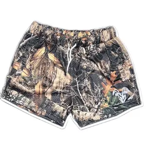 2024 Zomer Essentialed Heren Geitensterkte Mesh Shorts Custom Mesh Shorts Voor Heren Sweatshorts