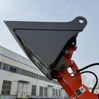 Caricatore Frontale Elettrico Compatto Personalizzato in Fabbrica, Attrezzatura con Pala su Ruote per Lavori Agricoli e Paesaggistici