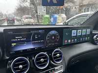 Pour mercedes-benz Glc X253 C W205 12.3 "double écran tactile Android affichage lecteur multimédia de voiture avec Carplay GPS WIFi