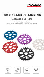 पोल्सो बीक्स चेनरिंग एल्यूमीनियम विभिन्न डिजाइन और रंग bmx चेनरिंग्स 25 टी स्प्रोकेट - Product Image 6