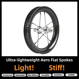 Bestseller Carbon 20 "Bmx Rim Tubeless Tire Rueda de bicicleta Llanta V Brake 406 Juego de ruedas para bicicleta de niños - Product Image 4