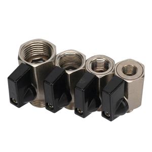 <strong>Mini</strong> Brass <strong>Ball</strong> <strong>Valve</strong> BSP Male to Female Thread Shutoff <strong>Valve</strong> for Air Oil Water - Product Image 3