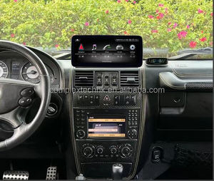 เครื่องเล่นดีวีดีติดรถยนต์ระบบแอนดรอยด์ Qualcomm Carplay ขนาด 10.25 นิ้ว และ 12.3 นิ้ว พร้อมระบบนำทาง GPS สำหรับรถยนต์เมอร์เซเดส-เบนซ์ จีคลาส W461 ปี 2007-2011 - Product Image 3